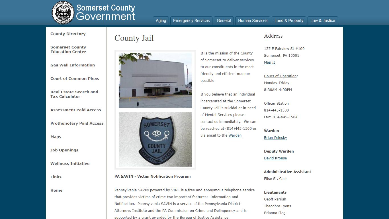 Somerset County Government - Somerset, PA